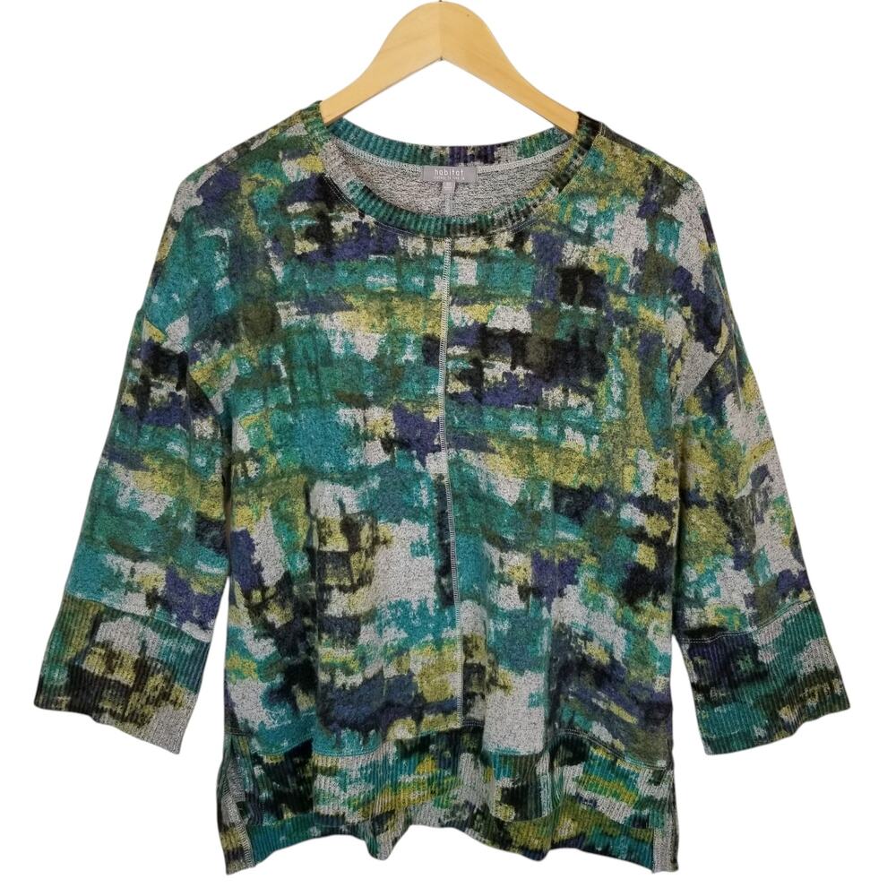 Habitat Women's Soft Boxy Relaxed Fit Casual Pullover Sweater Size XS